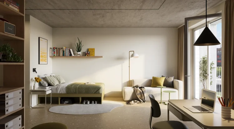 Studentenstudio in Anderlecht